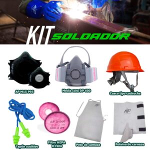 Kit Soldador - EPP Completo para Soldadura